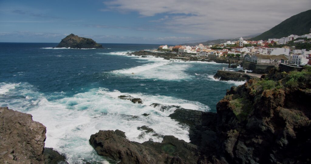 Garachico town and volcanic shore. Tenerife. Canary Islands